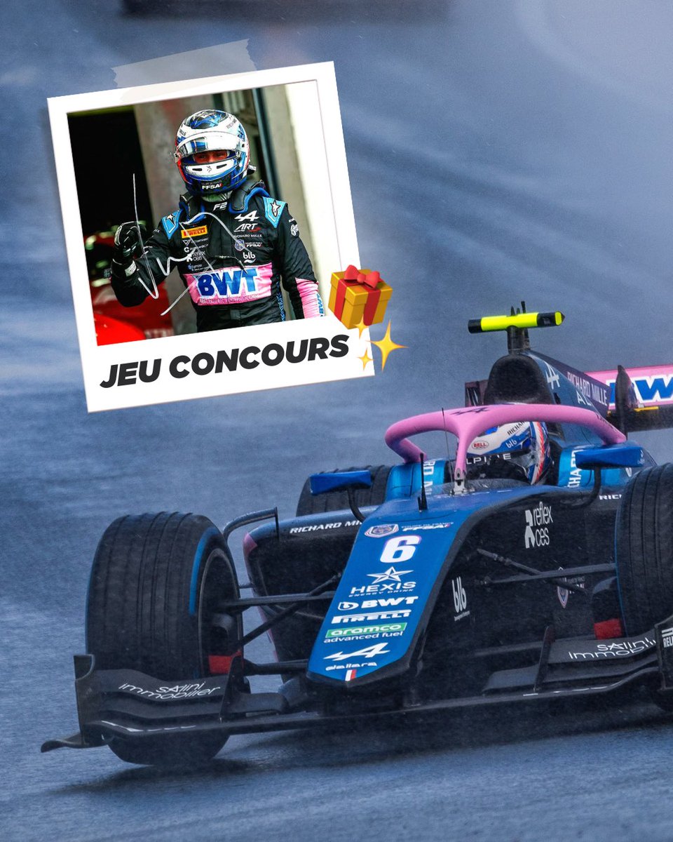 FFSA (@ffsportauto) on Twitter photo 🥳 𝗖𝗢𝗡𝗖𝗢𝗨𝗥𝗦 𝗙𝗙𝗦𝗔 🥳
Alors qu'il se prépare à une nouvelle saison en F2, toujours sous les couleurs d'<a href="/ARTGP/">ART Grand Prix</a>, <a href="/VictorMartinsFR/">Victor Martins</a> te fait gagner une photo dédicacée ! 🏎️✍️
Pour tenter ta chance :
- Repost + Like ce tweet 🔁❤️
- Follow <a href="/FFSportAuto/">FFSA</a> 📲
Tirage au sort 🥳 𝗖𝗢𝗡𝗖𝗢𝗨𝗥𝗦 𝗙𝗙𝗦𝗔 🥳
Alors qu'il se prépare à une nouvelle saison en F2, toujours sous les couleurs d'<a href="/ARTGP/">ART Grand Prix</a>, <a href="/VictorMartinsFR/">Victor Martins</a> te fait gagner une photo dédicacée ! 🏎️✍️
Pour tenter ta chance :
- Repost + Like ce tweet 🔁❤️
- Follow <a href="/FFSportAuto/">FFSA</a> 📲
Tirage au sort