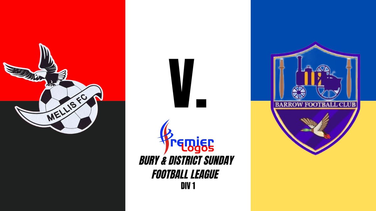 🗓️ 28 January, 2024
🆚 <a href="/MellisFc/">Mellis FC</a> 
📍 Dickleburgh &amp; Rushall Playing Field (IP21 4NL)

#UpTheBarra