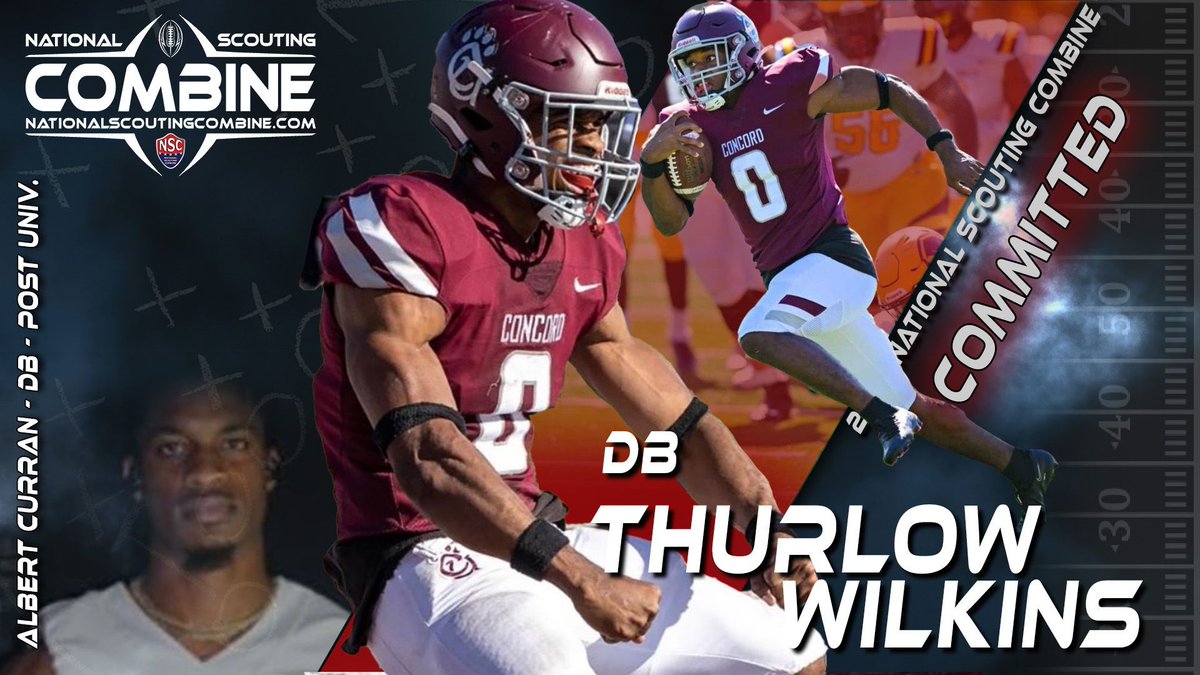Thurlow Wilkins, 6'1' 205 RB from @ConcordFootball is coming to Indy to put his talents on display for all the scouts at the 2024 National Scouting Combine! Ready to watch as @twilkins2000 will be looking to run past the defense at @grandparksports nationalscoutingcombine.com/national-scout…