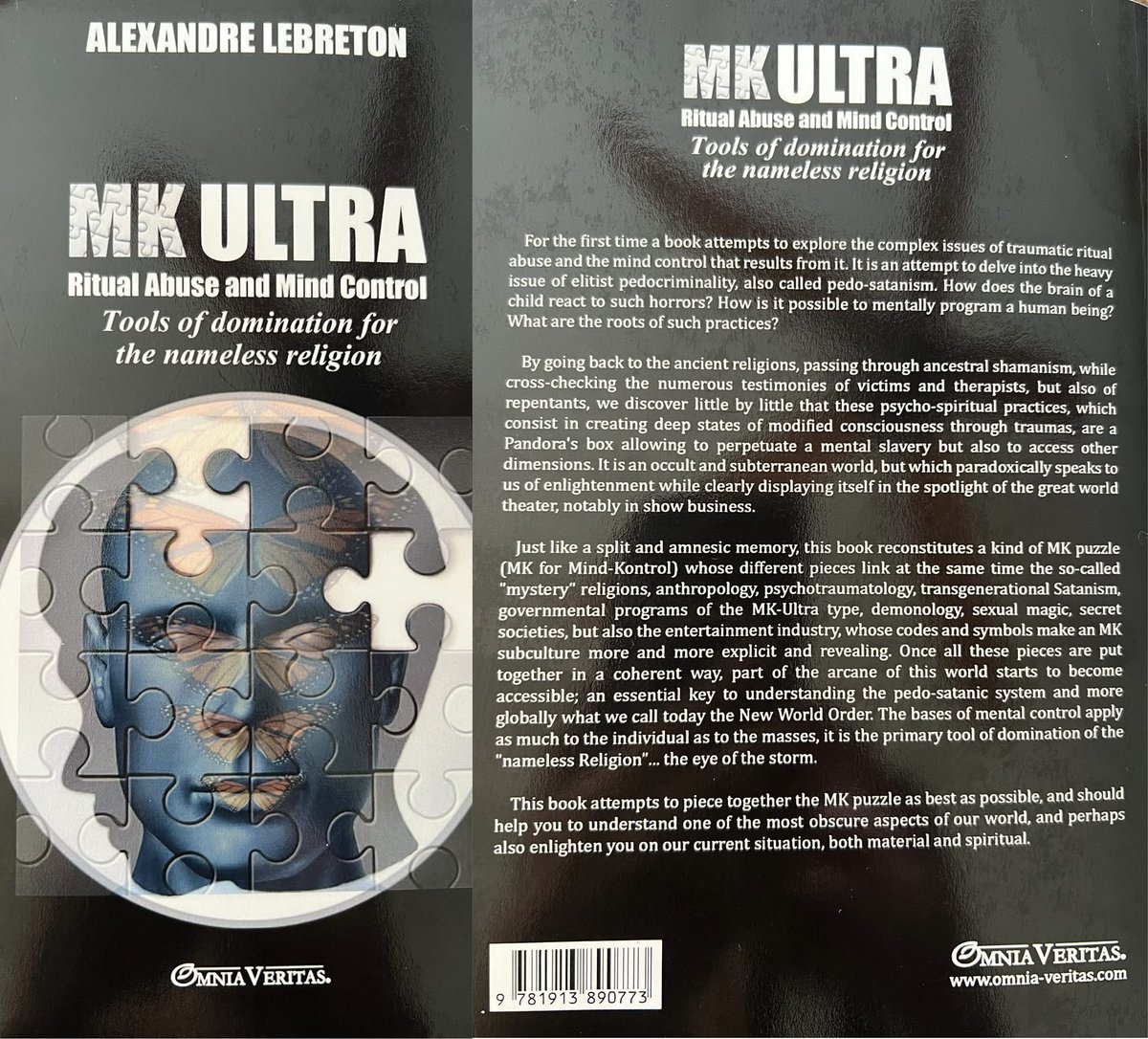 sylviamiami1776's tweet photo. 🇫🇷🔥✍️📚Alexandre Lebreton « MK - Abus Rituels & Contrôle Mental….

🔴 C’est avec un immense plaisir que j’ai remis, entre les mains de Mike Smith @Crux41507251 (Out of Shadows & https://t.co/Nn575bGg7j ) et de @LizCrokin ,  le livre d’Alexandre Lebreton @mk_polis une œuvre inégalée explorant le MK Ultra, les rituels sataniques, les différentes formes de manipulation, ect… (✅Lire 4ème de couverture en copie d’écran ci-dessous, 📚disponible en français & en anglais). ⚠️Il lui a fallu 14 ans de recherches et 2 ans d’écriture pour nous offrir ce précieux ouvrage publié en 2016.

🔴Pourquoi était-il intéressant de leur remettre cet ouvrage ? Car les recherches extrêmement poussées et détaillées d’Alexandre corroborent ce qu’exposent « Out of Shadows » et « Into the Light » depuis des années. Into the Light met plus précisément en lumière la manipulation psychologique dans les médias et les masses. Vous y trouverez des experts en opérations psychologiques et en manipulation des médias grand public tels que le @GenFlynn , @laralogan , @briangamble_v1 , le Dr Keith Rose @TheScalpeledge , @boonecutler et Mike Smith @Crux41507251 . 
Ce documentaire apporte un point de vue impartial sur le contrôle exercé par des opérations psychologiques. N’ayons pas peur de défendre la vérité en la partageant…‼️

🔴 Prochainement, je vous partagerai mes dernières interviews exclusives avec Mike Smith, Liz Crokin et Brian Gamble qui exposent ces sujets depuis des années… 

🔴 Voir ou revoir mon Interview Exclusive avec Mike Smith. Dans le descriptif, vous y trouverez TOUS les LIENS IMPORTANTS⚠️ ➡️✅ https://t.co/2kt1yvzomz .

🔴 Je vous encourage vivement à vous procurer le livre d’Alexandre Lebreton si ce n’est pas déjà fait : 

📚 Link to find the book en English Alexandre Lebreton - MK Ultra - Ritual Abuse and Mind Control: Tools of domination for the nameless religion https://t.co/SXfjMNm52R

📚 Lien pour trouver le livre en français Alexandre LeBreton - MK Ultra - https://t.co/FESYvzR9KS

📚 Lien du blog d’Alexandre Lebreton  https://t.co/VmdrNtfNZz 

🇺🇸🔥✍️📚I had the immense pleasure of handing over Alexandre Lebreton’s book to Mike Smith (Out of Shadows & https://t.co/Nn575bGg7j) and Liz Crokin. This unparalleled work delves into MK Ultra, satanic rituals, various forms of manipulation, etc. (✅Read the back cover in the screenshot below, 📚available in French & English). ⚠️It took him 14 years of research and 2 years of writing to present this precious work published in 2016.

🔴Why was it interesting to give them this book? Alexandre’s extremely thorough and detailed research corroborates what “Out of Shadows” and “Into the Light” expose. “Into the Light” specifically highlights psychological manipulation in media and the masses. You’ll find experts in psychological operations and mainstream media manipulation such as General Michael Flynn, Lara Logan, Brian Gamble, Dr. Keith Rose, Boone Cutler, and Mike Smith. This documentary provides an impartial perspective on the control exerted by psychological operations. Let’s not be afraid to defend the truth by sharing it…

🔴 Soon, I’ll share my latest exclusive interviews with Mike Smith, Liz Crokin, and Brian Gamble, who have been addressing these issues for years…

⚠️ Link to find the book above ⬆️ 

🇺🇸🦅🇫🇷 Sylvia Miami 🇫🇷🦅🇺🇸

🔴 N’oubliez pas de vous abonner à mon nouveau compte Twitter (le 4ème 😅) ✅ https://t.co/6fMhcncOkw

🔴 Tous mes liens en un seul clic, suivez-moi / All my links in one click, follow me ✅ https://t.co/c55iTiekh0

Merci 
@mk_polis
@ALFPedopolis @Pedopolis pour votre fantastique travail d’éveil 🙏

🔴 Même si mes # sont complètement invisibilisés, je continue à les utiliser 😉

#sylviamiami 
#Mkultra #manipulationdesmasses #manipulation #mindkontrol 
#outofshadows 
#intothelight 
#brushfires