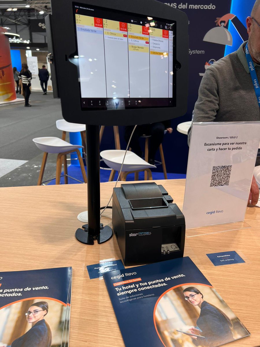It was great to spot Star Micronics products at the prestigious tourism exhibition, Fitur 2024! It's fantastic to witness Star's innovative solutions shaping the future of travel POS. #Fitur2024