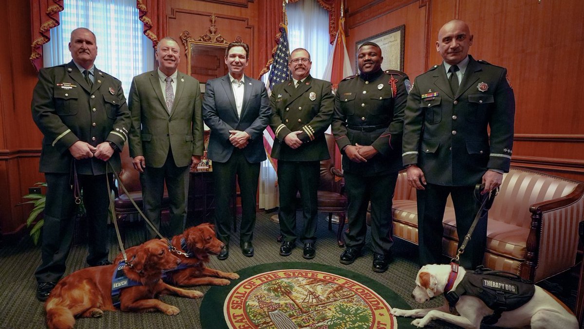 It was an honor to meet the Florida Professional Firefighters at the Florida Capitol yesterday. Thank you for all you do to keep Floridians safe!