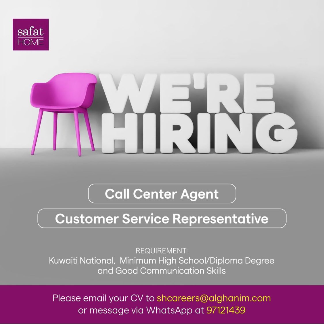 Latest iik Jobs | iiQ8 Vacancies Customer Representative, HR, Admin, Marketing