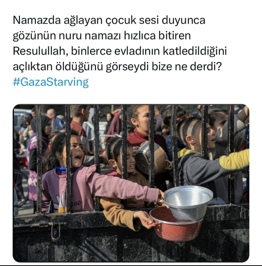 taskiran_63's tweet photo. #GazaStarving https://t.co/0Sa7mLrT30