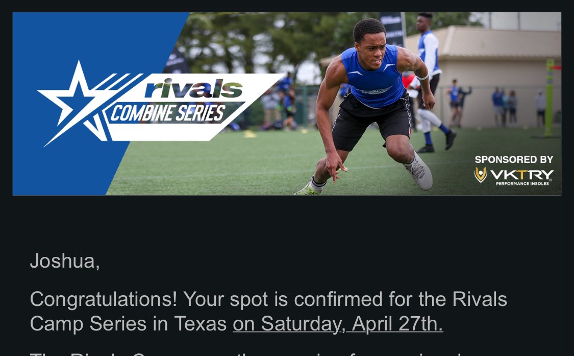 Joshua Garcia (@joshua_g_2027) on Twitter photo 10 days and counting! Time to show up, do work and show out! 🤘🏽 #hardworkpaysoff #lockdownsafety 🔒 #seatbeltgang #NoFlyZone 🙅🏽♂️
#locked-in <a href="/UHSLonghornsFB/">UHSLonghornsFB🏈</a> <a href="/TheUCReport/">Billy Tucker</a> <a href="/UANextFootball/">All-America Game</a> <a href="/UAFootball/">Under Armour FTBL</a> <a href="/RivalsCamp/">Rivals Camp Series</a> @TheSHOWByNXGN <a href="/247Sports/">247Sports</a> @On3Recruits 10 days and counting! Time to show up, do work and show out! 🤘🏽 #hardworkpaysoff #lockdownsafety 🔒 #seatbeltgang #NoFlyZone 🙅🏽♂️
#locked-in <a href="/UHSLonghornsFB/">UHSLonghornsFB🏈</a> <a href="/TheUCReport/">Billy Tucker</a> <a href="/UANextFootball/">All-America Game</a> <a href="/UAFootball/">Under Armour FTBL</a> <a href="/RivalsCamp/">Rivals Camp Series</a> @TheSHOWByNXGN <a href="/247Sports/">247Sports</a> @On3Recruits