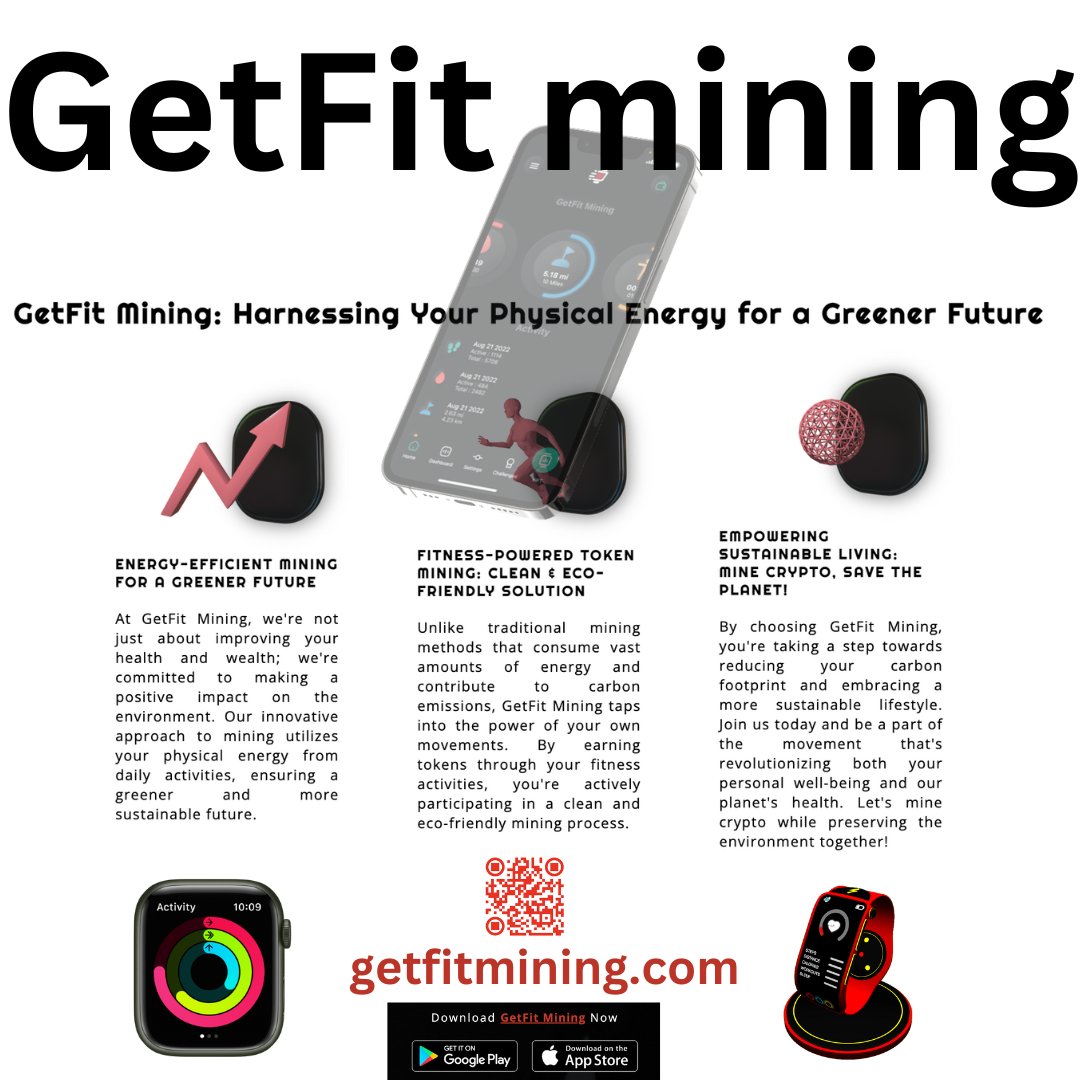 There is no joy in possession without sharing, so share your knowledge about GetFit Mining with all!! 🔥📷 #fitness #gym #workout #fitnessmotivation #fit #health #love #lifestyle #fitfam #instagood #healthylifestyle #healthy #gymmotivation #muscle #Bitcoin