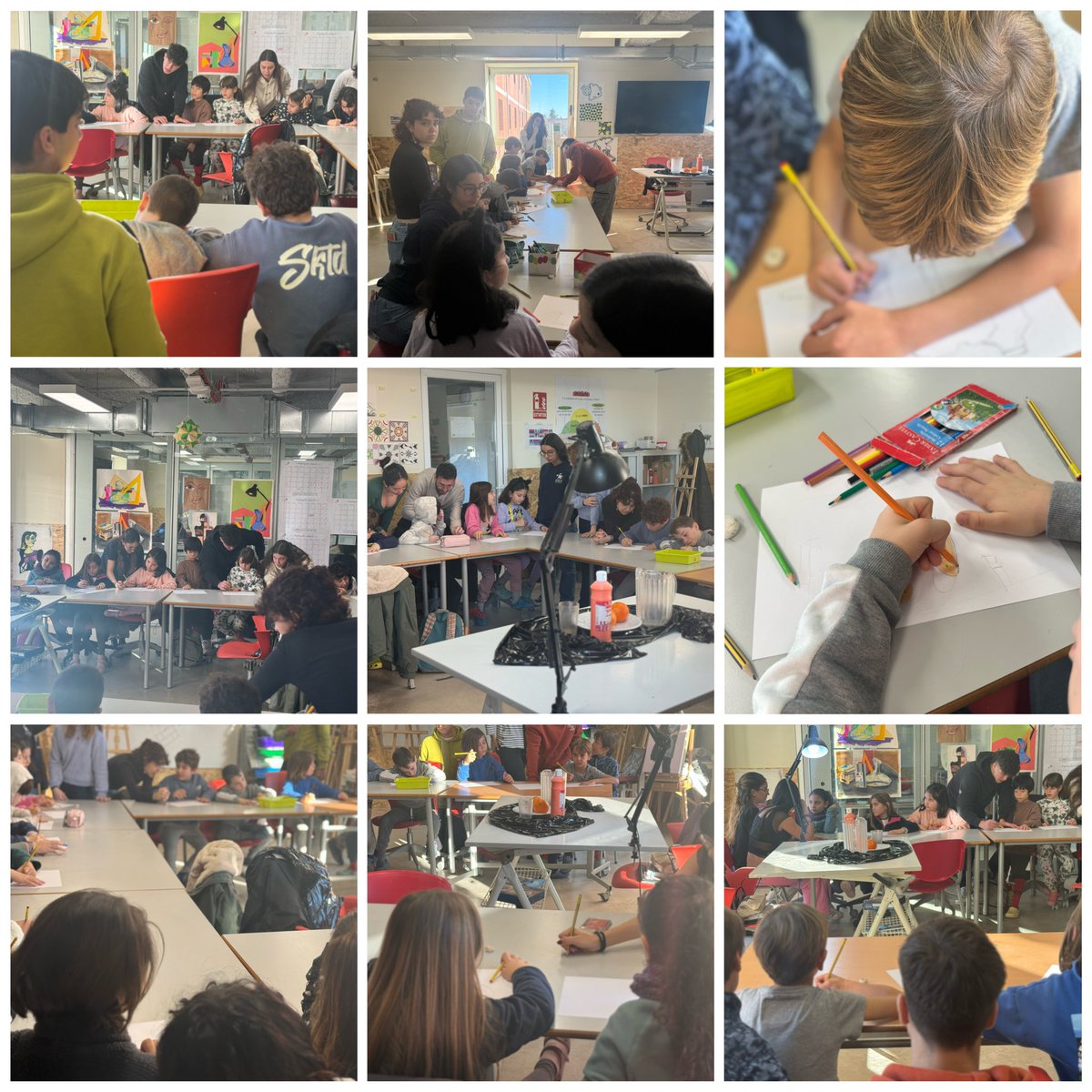Artistas enseñando a artistas. Fusión #2bachArtes con #3primaria Proyectos #interetapas Siguiendo el ritmo de aprendizaje del corazón. Así somos <a href="/EscuelaIdeo/">Escuela IDEO</a>