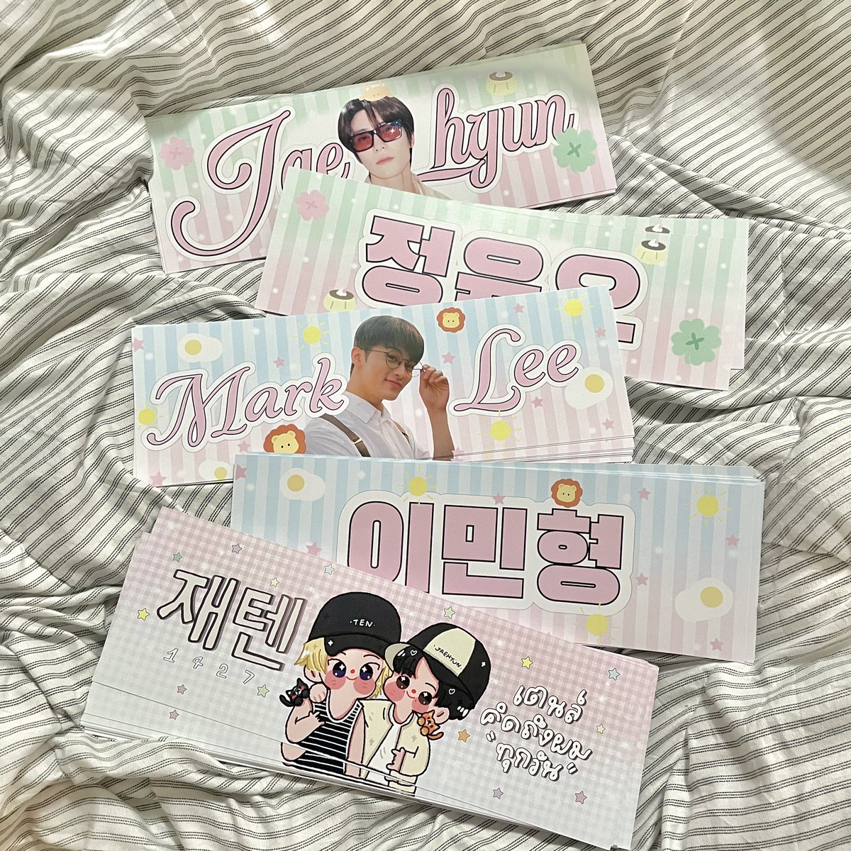 ฝากมารับสโลแกน มาร์คกับแจฮยอนด้วยน้าคับ 😻😻 มีสำหรับแจเตนล์ชิปปิ้งด้วยค่ะ ของจริงสีมานน่ารักมากกกกก 🥹🫰🏻
#NCT127_NEOCITY_THE_UNITY ♡♡♡
#NCT127_NEOCITY_THE_UNITYinBKK