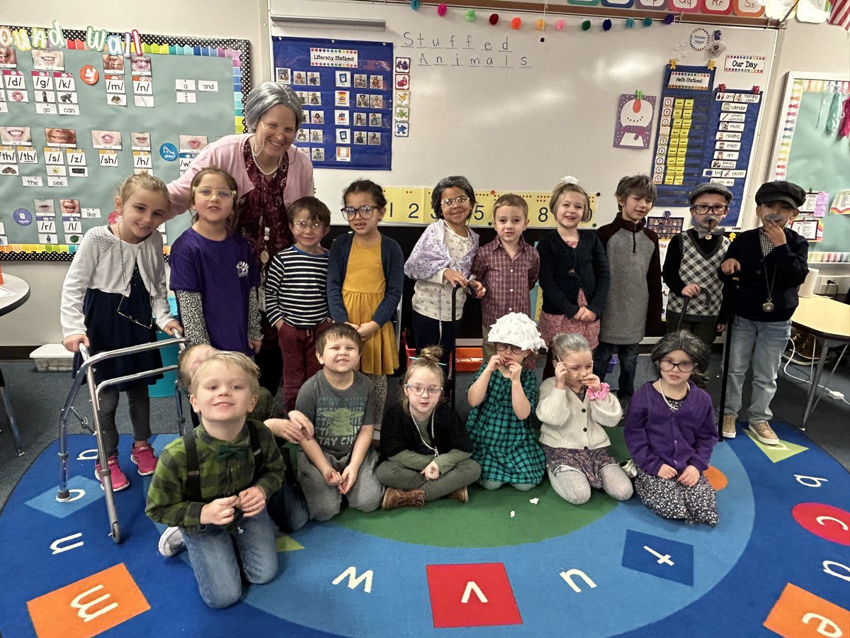 100 days of learning, 100 days of fun <a href="/MPS_Morton/">Morton Elementary</a>!  Happy 100th Day of school!  <a href="/MalonePrincipal/">Troy Malone</a>