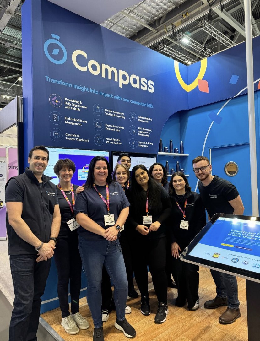 CompassMIS_IE's tweet image. We’re at #Bett2024 and look forward to meeting passionate and driven educators looking to make the switch and pave the way to better school management💙 Get to know us and our schools at Stand SC43💚
#CompassMIS #EdChatIE #IrishEdu
