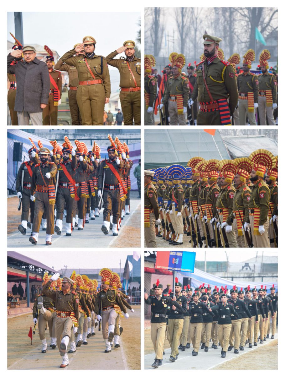 BaramullaPolice's tweet photo. Glimpses of Full Dress rehearsal for Republic Day Parade-2024 at District Police Lines Baramulla.
@JmuKmrPolice
@KashmirPolice
@DIGBaramulla
@DCBaramulla
@Amod_India 
@DivyaDev_ips https://t.co/Mx97PweNLl