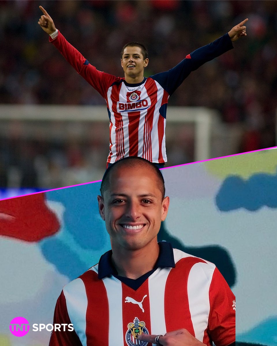 footballontnt's tweet photo. After 13 years, Javier Hernández has rejoined his boyhood club Chivas 🇲🇽 https://t.co/HgIFxXrOMQ