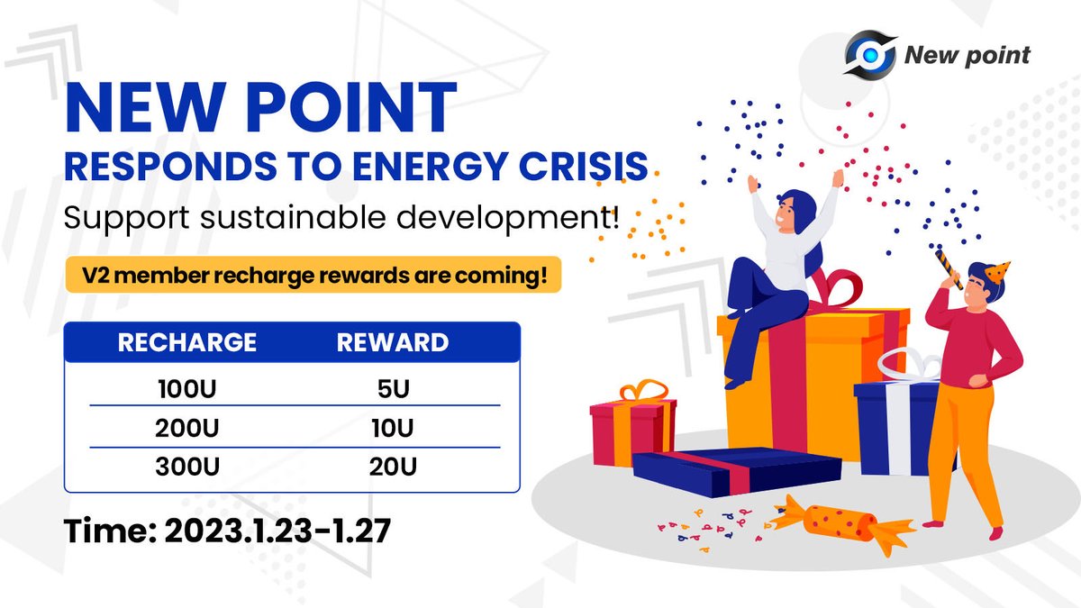 NewPointTop's tweet photo. ♻️New Point supports the first United Nations Energy Day with practical actions!
#newpoint #UN #energy
🎁All New Point platform members who recharge more than twice will be rewarded! https://t.co/jlf4y6HNo8