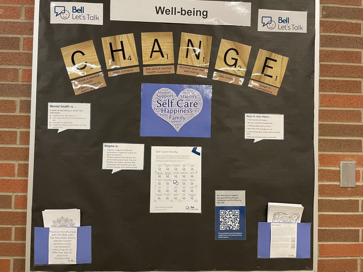 We have some great ideas to help with our well-being & mental health. What strategies work for you? #BellLetsTalk @SCDSB__OPHEA @opheacanada