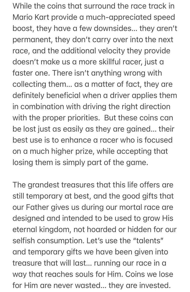 FindingGodIn_VG's tweet photo. “This is the Way”, Scripture of the Day!
#lose #coins #consumption #kingdom #eternal #hidden #treasure #gift #good #goodgift #temporary #eternal #prize #race #racetrack #mario #mariokart #nintendo #nerd #christian #christiangamer #devotion #devotional https://t.co/6dMgakEbml