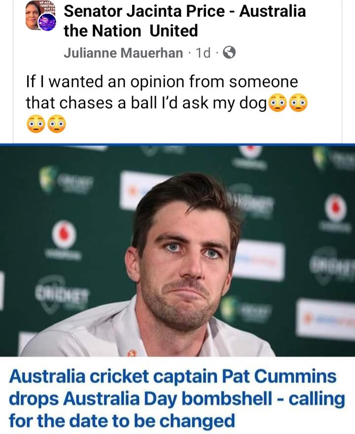 The_DonAdams's tweet image. I&apos;m sure this has already been done to death but this one from @JNampijinpa will definitely stand the test of time... Not to mention the oft discarded, but crucial, #PubTest

Credit: @burrosavic

#CricketAustralia #AustraliaDay #AustraliaDay26Jan