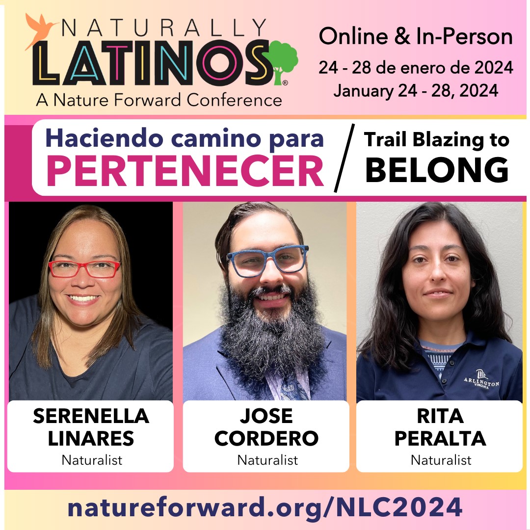 GoNatureForward's tweet photo. Next up at #NaturallyLatinos. Our Haciendo camino para PERTENECER panel. https://t.co/J7PNaYh3S8