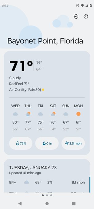 I love winters in Florida. https://t.co/x81slBkjqN