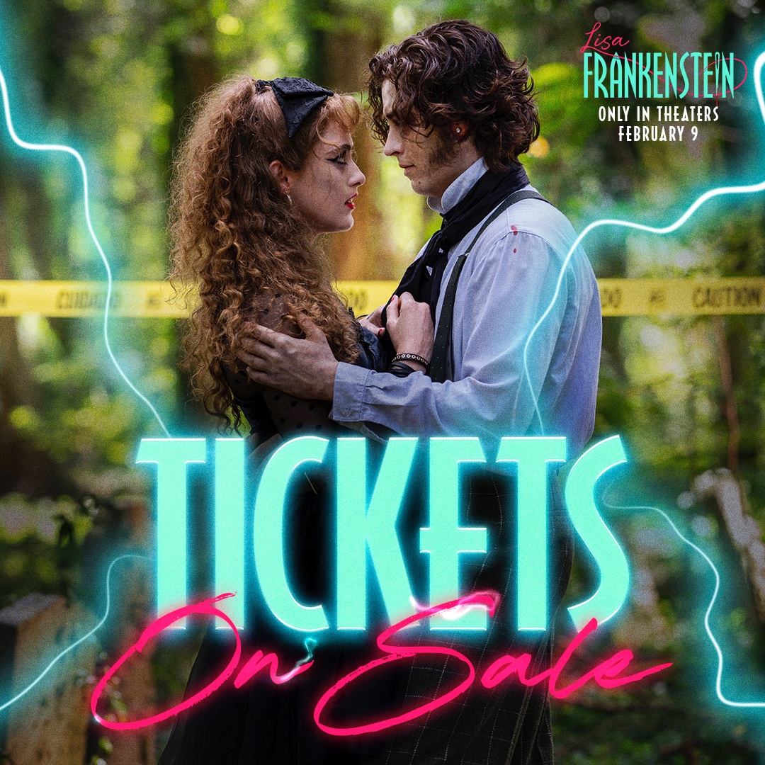 grab your bloody valentine 🩸LISA FRANKENSTEIN tickets are NOW ON SALE!

only in theaters feb 9: lisafrankensteinfilm.com