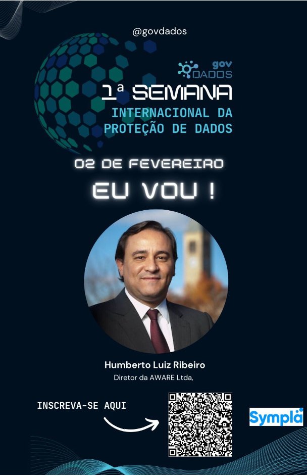 awarebrasil's tweet photo. A @gov_dados - Associação Brasileira de Governança Pública de Dados Pessoais promove a 1ª Semana Internacional da Proteção de Dados.
E a @awarebrasil estará presente neste importante evento.
Participe! Link para a inscrição gratuita no evento: https://t.co/ooufxiUWeV https://t.co/8RxD02pOQu