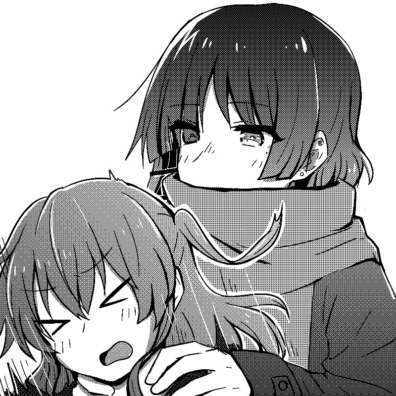 #リョウ喜多  久しぶりモノクロ練