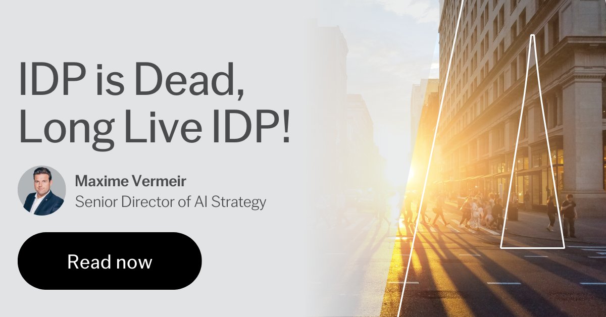 ABBYY_Software's tweet image. Has AI changed IDP forever?
#IntelligentDocumentProcessing has evolved, with LLMs and natural language processing enhancing accuracy and contextual understanding in IDP solutions.
Read Maxime Vermeir’s blog to learn about the new era of AI-powered IDP: hubs.li/Q02hzN4D0