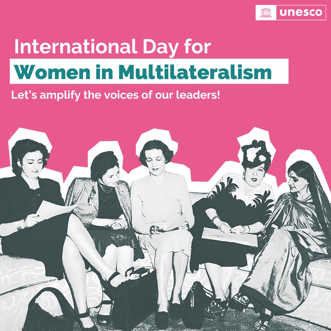 Only 28 women currently serve as head of state and/or government around the world. On #WomenInMultilateralism Day, @UNESCO calls for greater representation of women in key decision-making positions in global governance to achieve a better future for all. unesco.org/en/days/women-…