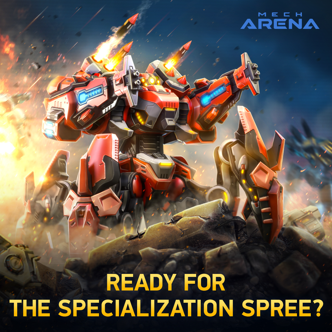 MechArenaMobile's tweet photo. โ๐ฆWhat Scorpius Build will you pick to complete the ongoing Specialization Spree event and get a bunch of A-Coins? Tell us about it in the thread!
#MechArena #MechArenaAttacker #MechArenaScorpius #Scorpius https://t.co/BDTri1Hraf