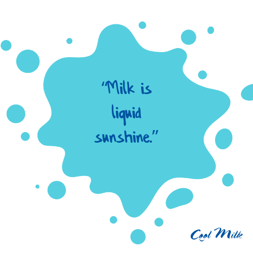 As the saying goes, 'Milk is liquid sunshine,' and we couldn't agree more. Not only is milk packed with essential nutrients like calcium and vitamin D, but it also has a way of putting a smile on your face and a skip in your step! #dairy  #HealthyLiving #Nutrition #schoolmilk