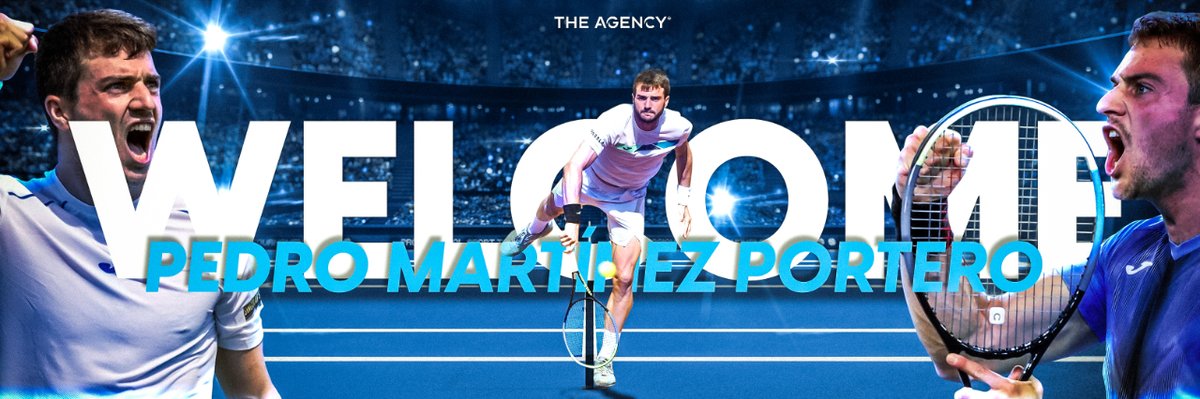 🎾 Welcome to #TheAgencyTeam, @PedroMPortero! The Spanish tennis sensation, with a career-high ATP ranking of 40, boasts an impressive record of 6 titles and 5 finals, the latest being this weekend in Tenerife. We're proud to have you on the team. 🏆👏