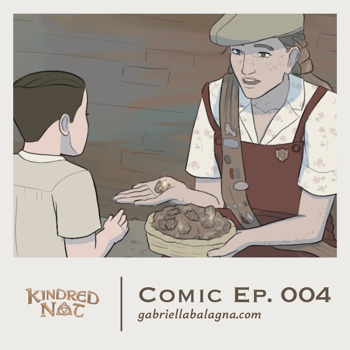 It's time! Amelie finally makes an appearance! ☺️ Kindred Not Comic Ep 4: gabriellabalagna.com/kindrednot/epi…