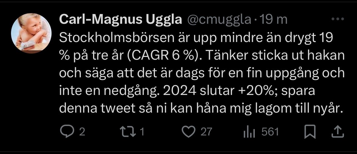 Jomag2040's tweet photo. @cmuggla Hörs mot 1 jan 2025! 😂 https://t.co/zvcxBKE0ze