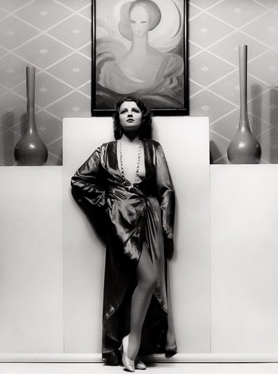 Art Deco and PreCode glamour meet perfectly in this portrait of Lilian Bond taken by Elmer Fryer, 1932...