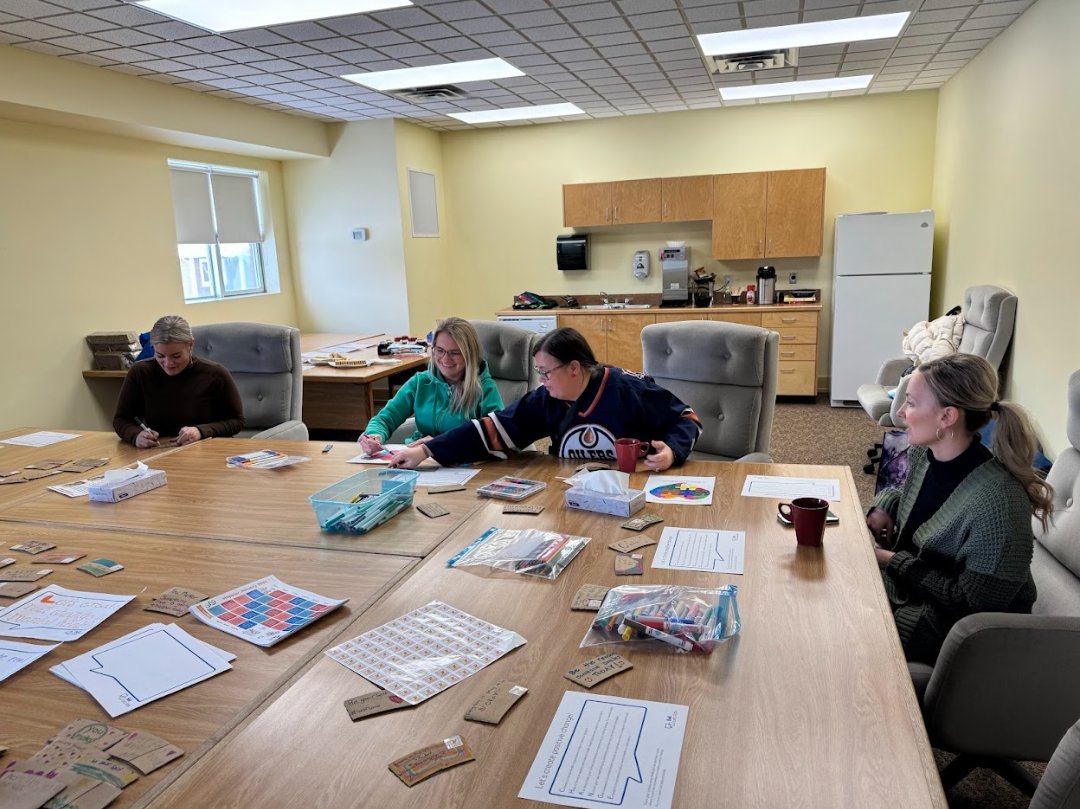 It's not just the students that are sharing messages of kindness for #BellLetsTalk Day, so are our staff at the <a href="/HolySpiritRCSD/">Holy Spirit Catholic School Division</a> Education Centre! We believe in the importance of taking care of your mental health and highlighting it whenever possible.

#MentalHealth #hs4