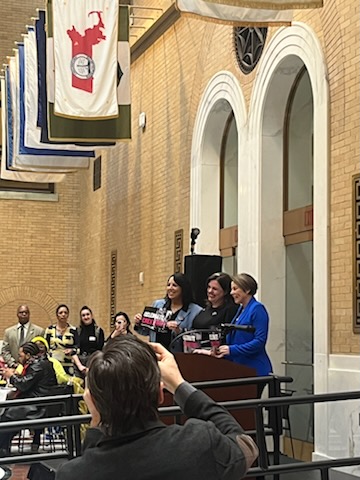 We are excited to be at the MA State House with @masscreative friends! Thanks for the welcome Governor Maura Healey and Lt. Governor Kim Driscoll, fun way to start the Creative Celebration at the State House #museums #CreateAdvocacy2024 #CreativeMA #PowerOfCulture