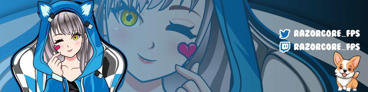 RazorcoreF's tweet image. BIG Shoutout and HUGE THANKS to @Rachel_Huda for designing my logo and banner. Thanks for being very polite, kind, and patient.❤️