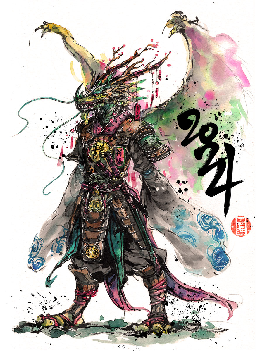 Year of the Dragon samurai! 
#YearOfTheDragon