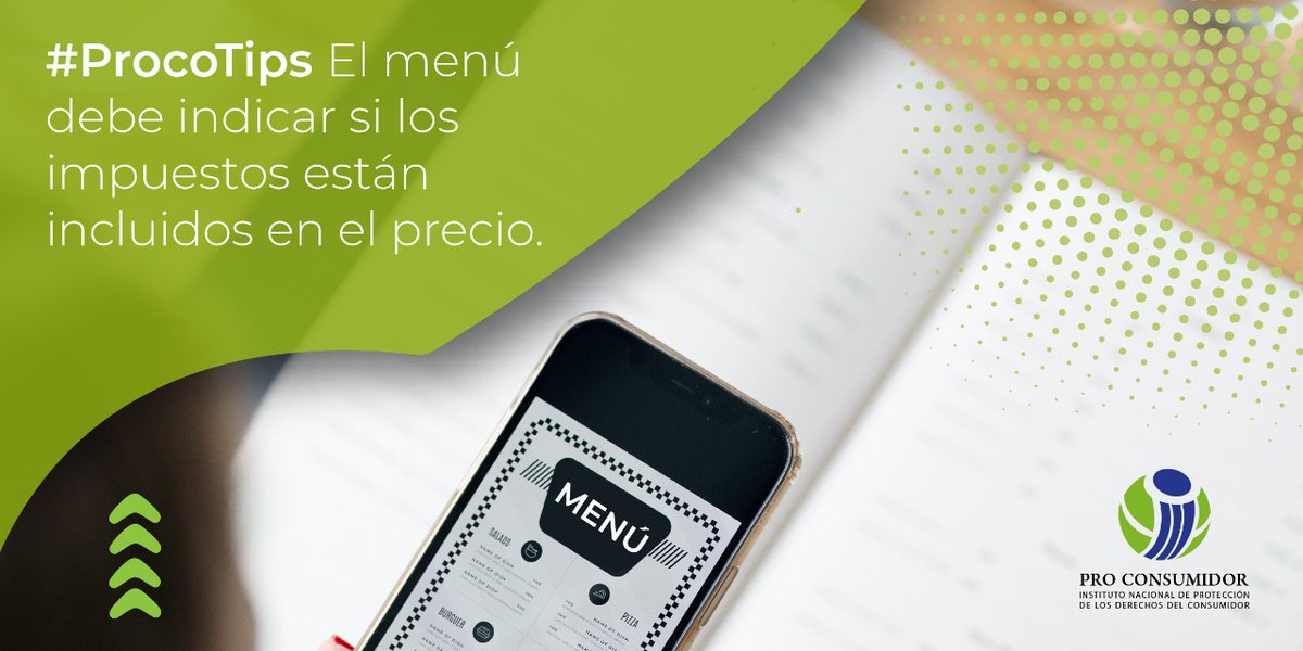 ProConsumidorRD's tweet photo. El consumidor debe recibir una información clara, veraz y precisa sobre el producto o servicio ofertado. https://t.co/PhWXgNSBKR