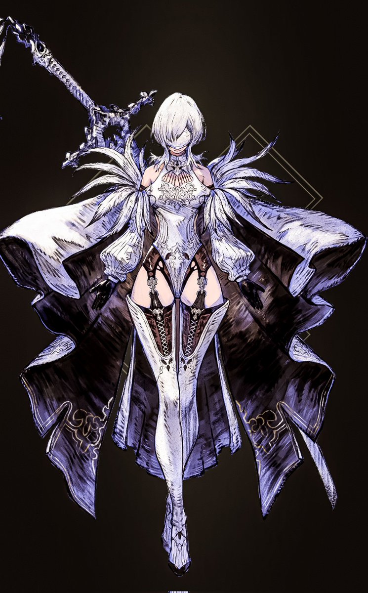 #リィンカネ #NieRReincarnation 
10Hのイラストは神