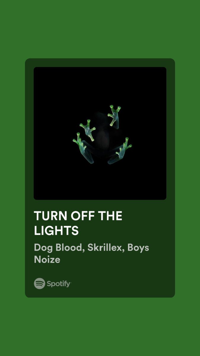daamaax's tweet photo. https://t.co/5eghB2RKwi

.@dogblood - Turn off the Lights

#daamaaxsplaylist #SongOfTheDay #nowplaying #spotify #Music #EDM #agriculteurs #Anatomiedunechute https://t.co/Qx1ZK8EXmq