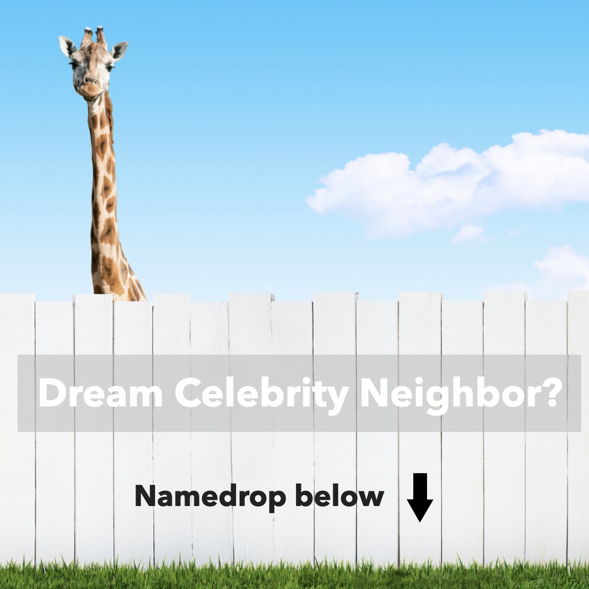 Realtor_Jenn's tweet image. Imagine having a huge celebrity as a neighbor! ⭐️

Who would you like it to be? 😯

#question #neighbor #dreamhouse #celebrity
 #dallasrealestate #dfwrealtor #realestate #seller #buyer #listingagent #collincounty #dallascounty #rockwallcounty #firsttimehomebuyer