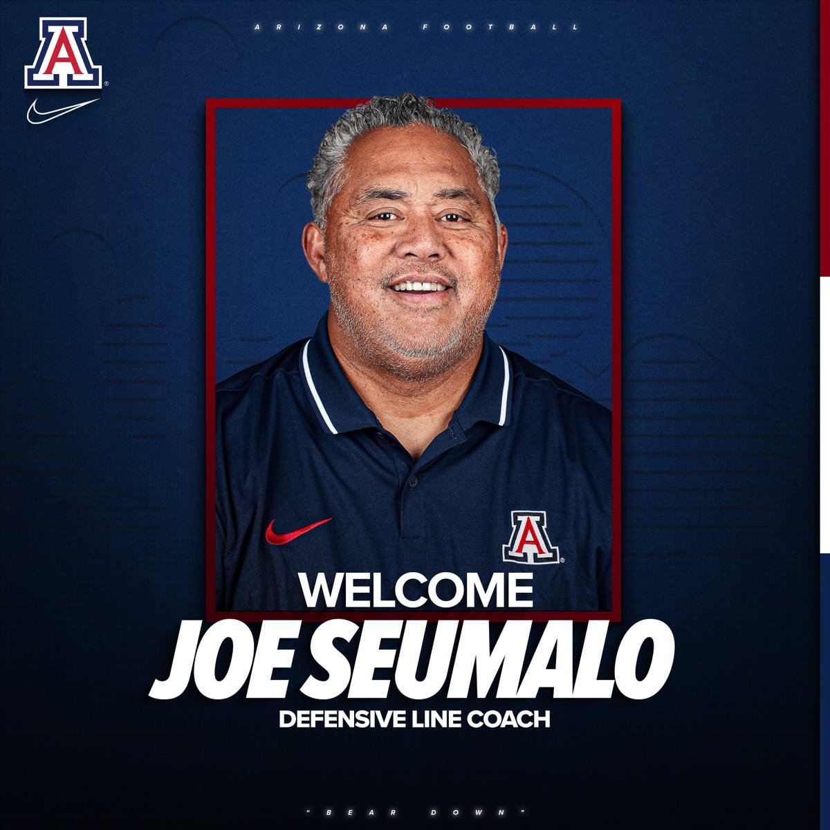 Officially official. Wildcat Nation, join us in welcoming @Coach_Seumalo to the Wildcat Family!😼