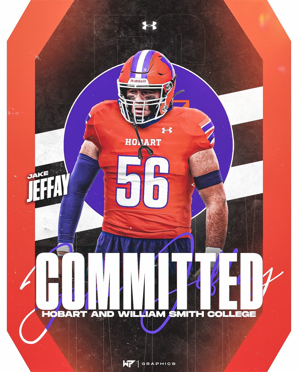 I will be continuing my athletic and academic career at Hobart! Thank you to everyone who helped get me to this point! 
@Coach_DeWall 
@HobartFootball 
@CoachDgrant 
@WestOrangeHSFB 
@DMFootball258