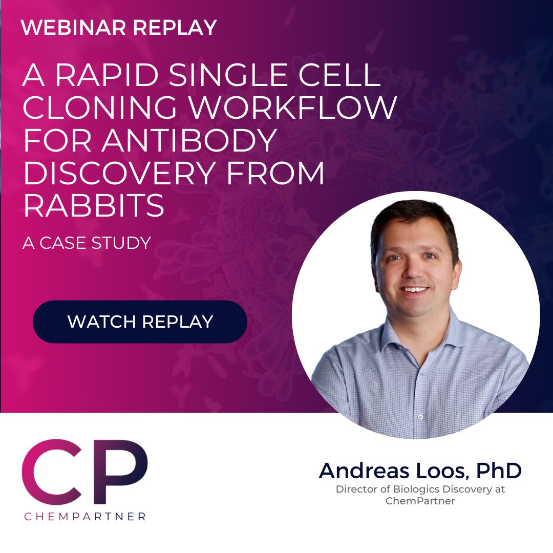 Curious about the rapid single B cell cloning workflow we are using to discover rabbit antibodies? Watch the webinar given by our Director of Biologics Discovery, Andreas Loos, PhD: xtalks.com/webinars/a-rap… 
 
#AntibodyDiscovery #SingleCellCloning