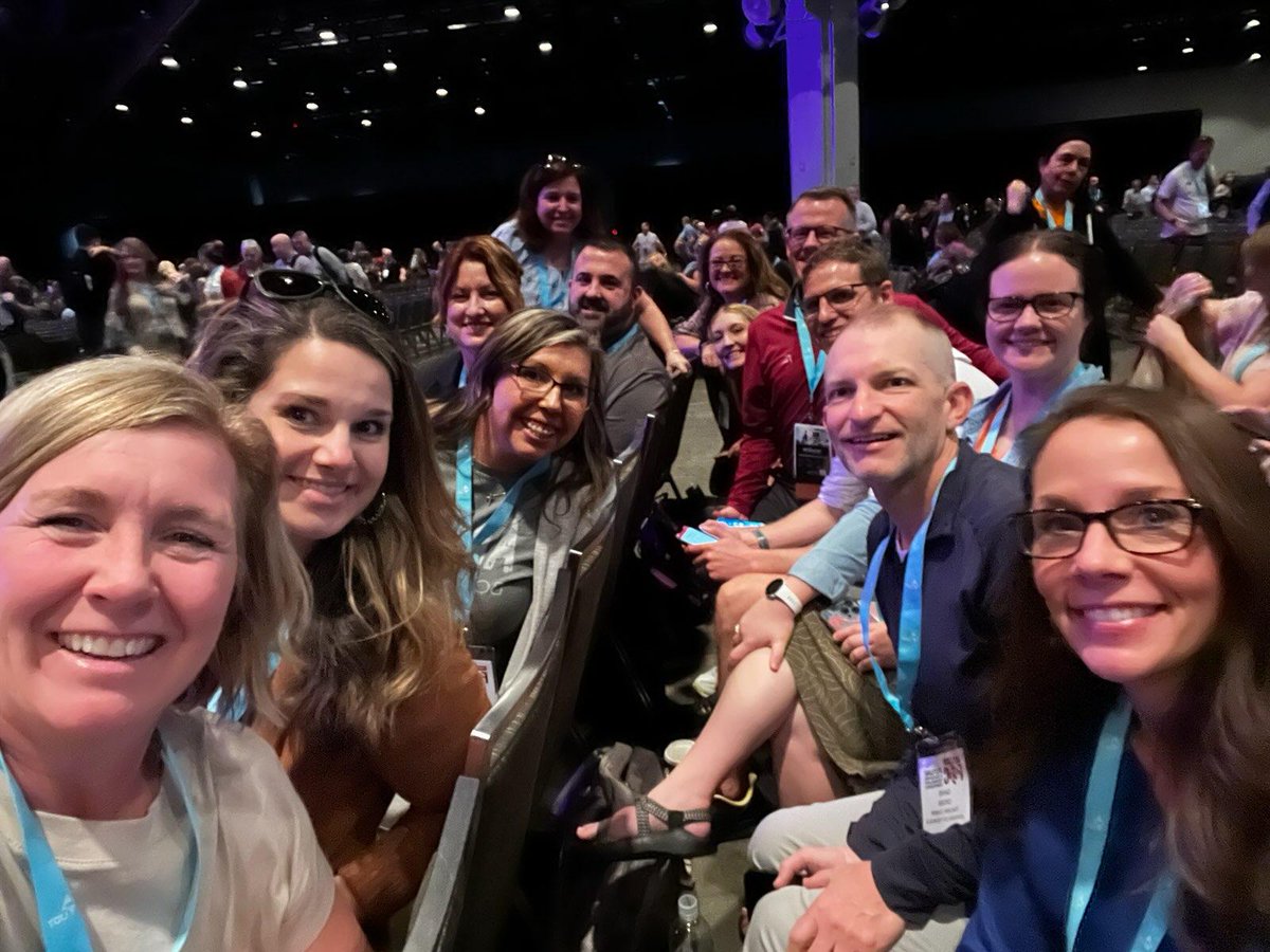 DBoneTeach's tweet photo. The #FETC2024 has begun in full swing. @jcityTNschools tech leaders are ready to go! Speaker Tucker Bryant got us all excited to start making "innovations to things while they are still working! ". What an amazing start! #jcstechleads #TechyAsHeck @fetc https://t.co/2G3BudrhOf