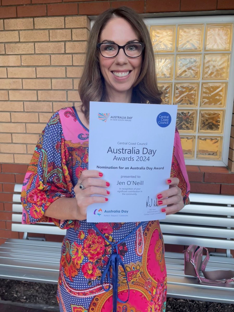 Congratulations to Jen on her well-deserved nomination in the @CCoastCouncil Australia Day Awards! We’re so proud of Jen and this recognition of her work to help beat SCAD by educating people, raising money and supporting other survivors #volunteer #australiadayawards #aushealth