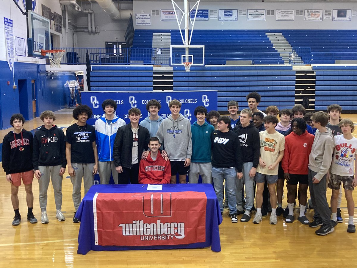 Congratulations Abram on signing to attend and play Basketball at Wittenberg University next year.  Thank you for all you have done for Colonel Nation!