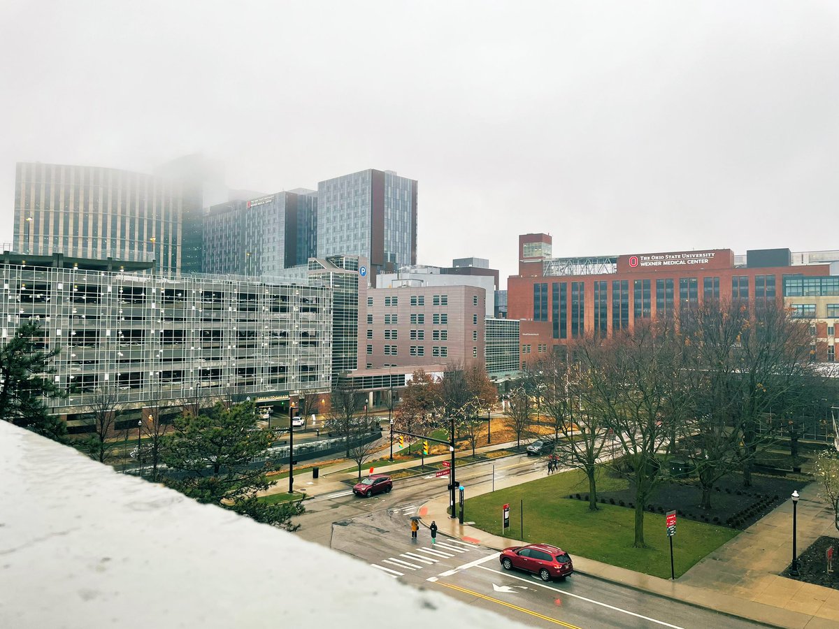 A rainy and foggy day at the Medical Campus 🌧️ @OSUWexMed @OSUCCC_James #IDFellowship #January2024