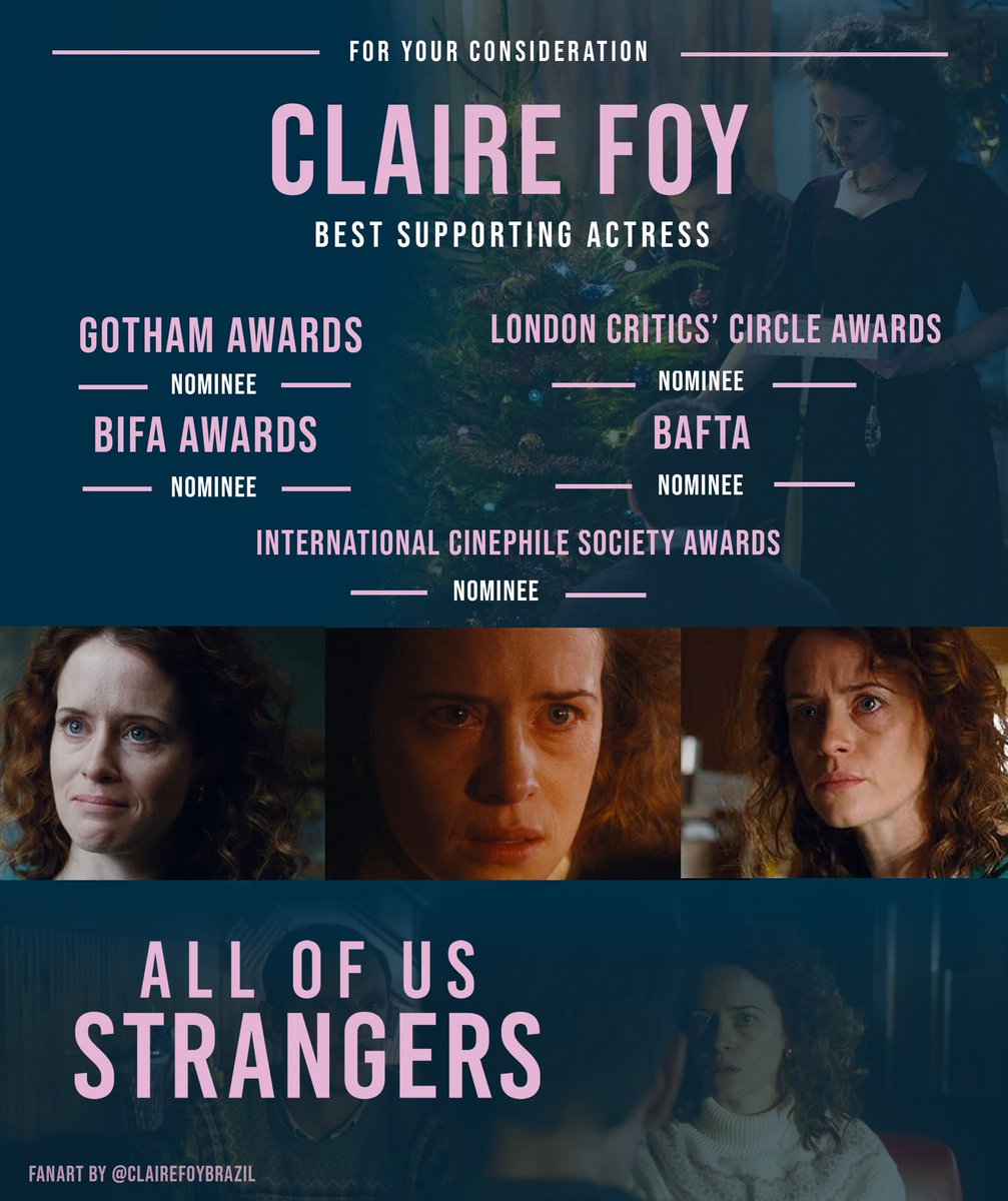 Let's goooo!!! @BAFTA @londoncritics @ICSfilm ✨️
#ClaireFoy #FYC