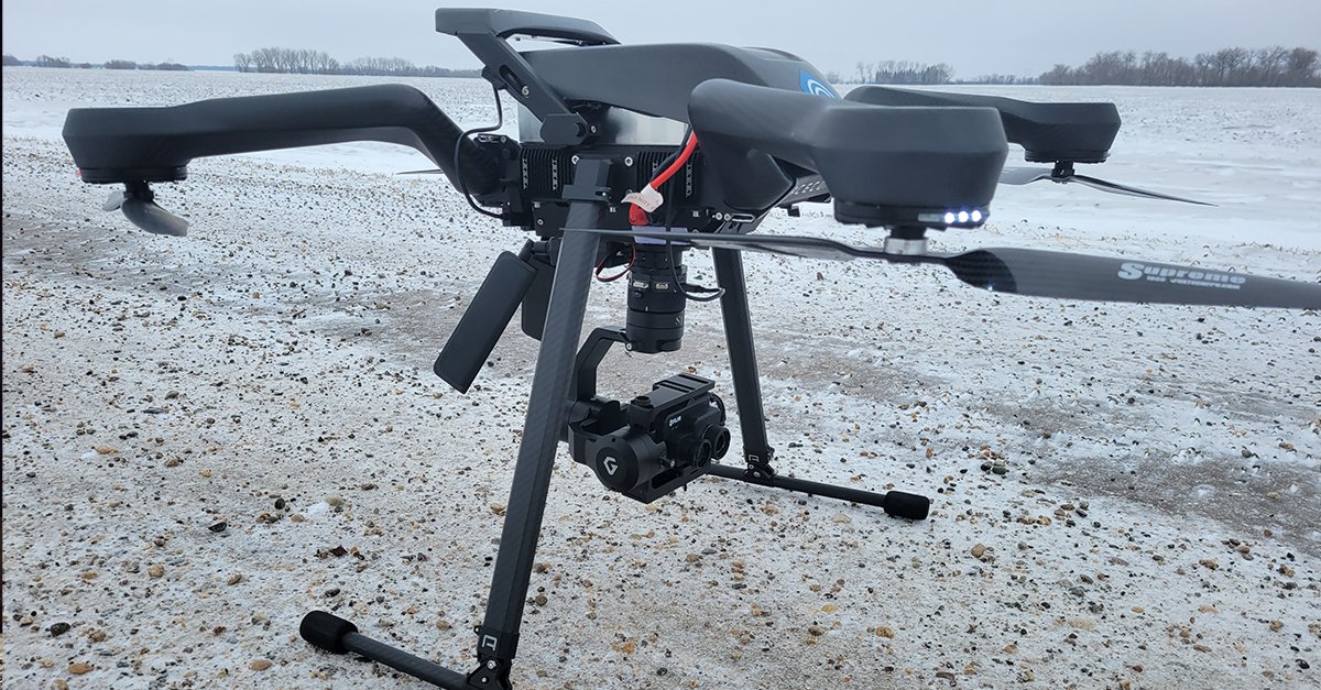 When the weather lets you fly in January in North Dakota, you take advantage.

Testing out flying the Acecore Technologies Zoe, streaming video from the Teledyne FLIR DuoPro R, and operating Gremsy gimbal, exclusively over the cell network using the XRD2.

#drones #blvos